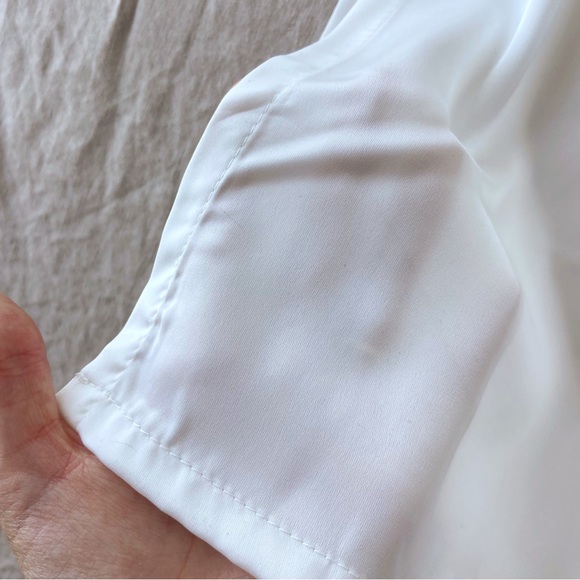 ‼️SOLD‼️ White flowy cowl neck maxi slip dress / night gown - Picture 4 of 7